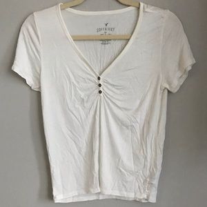 Cute White Summer Top